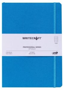WriteCraft Professional Series Notebook | Notebook for Gifting | Office & Stationery Notebook | Flexibound | A5 , Ruled , 192 Pages , Pack of 1 - Kingfisher