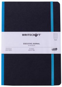 WriteCraft Executive Journal Notebook | Notebook for Gifting | Office & Stationery Notebook | Hardbound | A5 , Ruled , 192 Pages , Pack of 1 - Kingfisher