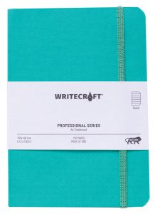 WriteCraft Professional Series Notebook | Notebook for Gifting | Office & Stationery Notebook | Flexibound | A6 , Ruled , 192 Pages , Pack of 1 - Sea Green