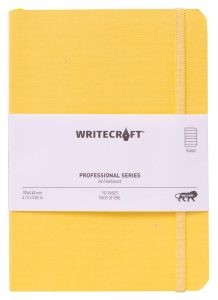 WriteCraft Professional Series Notebook | Notebook for Gifting | Office & Stationery Notebook | Flexibound | A6 , Ruled , 192 Pages , Pack of 1 - Sunrise
