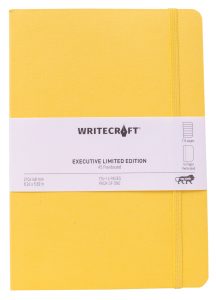WriteCraft Executive Limited Edition Notebook | Notebook for Gifting | Office & Stationery Notebook | A5 , Ruled , 176 + 16 Pages, Flexibound , Pack of 1 - Sunrise