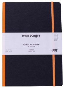 WriteCraft Executive Journal Notebook | Notebook for Gifting | Office & Stationery Notebook | Hardbound | A5 , Ruled , 192 Pages , Pack of 1 - Mandrin