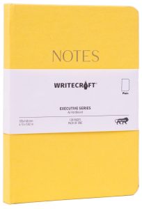 WriteCraft Executive Series Notebook | Notebook for Gifting | Office & Stationery Notebook | Hardbound | A6 , Plain , 128 Pages , Pack of 1 - Sunrise