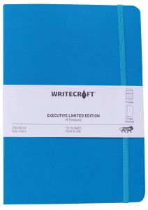 WriteCraft Executive Limited Edition Notebook | Notebook for Gifting | Office & Stationery Notebook | A5 , Ruled , 176 + 16 Pages, Flexibound , Pack of 1 - Kingfisher