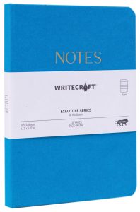 WriteCraft Executive Series Notebook | Notebook for Gifting | Office & Stationery Notebook | Hardbound | A6 , Ruled , 128 Pages , Pack of 1 - Kingfisher