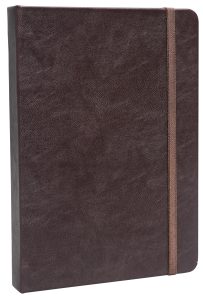 WriteCraft Signature Series Planner| Leatherite Daily Planner | Planner for Gifting | Office & Stationery Planner | 128x210 | Ruled | 384 pages | Pack of 1 - Dark Tan