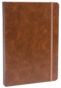WriteCraft Signature Series NoteBook | A5 Leatherite Notebook | Notebook for Gifting | Office & Stationery Notebook | Leatherite Cover | 240 pages , Ruled | Pack of 1 - Brown