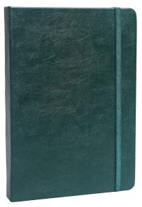 WriteCraft Signature Series NoteBook | A5 Leatherite Notebook | Notebook for Gifting | Office & Stationery Notebook | Leatherite Cover | 240 pages , Ruled | Pack of 1 - Green
