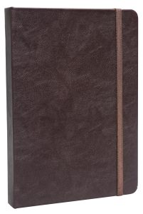 WriteCraft Signature Series NoteBook | A5 Leatherite Notebook | Notebook for Gifting | Office & Stationery Notebook | Leatherite Cover | 128 pages , Ruled | Pack of 1 - Dark Tan