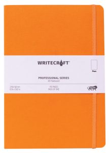 WriteCraft Professional Series Notebook | Notebook for Gifting | Office & Stationery Notebook | Flexibound | A5 , Plain , 192 Pages , Pack of 1 -Mandrin