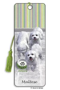 Artgame_3D Bookmark MALTESE