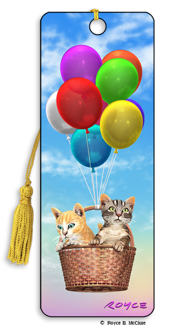 Artgame_3D Bookmark KITTY UP