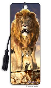 Artgame_3D Bookmark LION