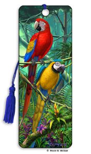 Artgame_3D Bookmark PARROTS