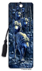 Artgame_3D Bookmark WOLF PACK