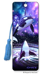 Artgame_3D Bookmark SPACE ORCAS