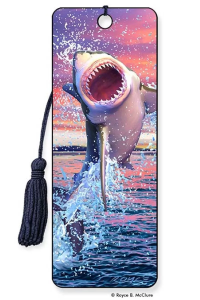 Artgame_3D Bookmark LEAPING SHARK