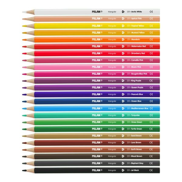 Milan_Triangular Coloured Pencils 1 Pcs.