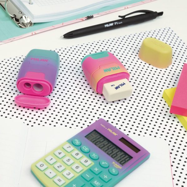 Milan_Eraser with Pencil Sharpener