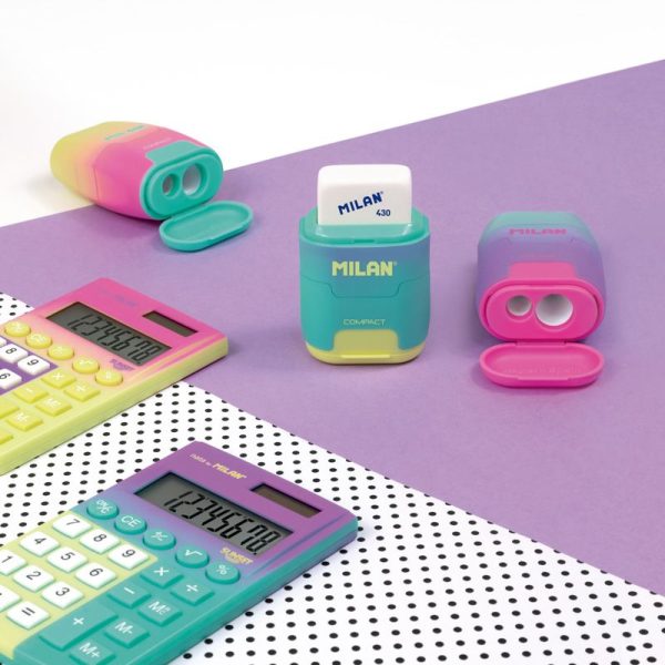 Milan_Eraser with Pencil Sharpener