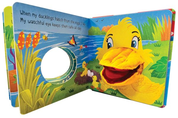 Happy Duck Hand Puppet Book for Children