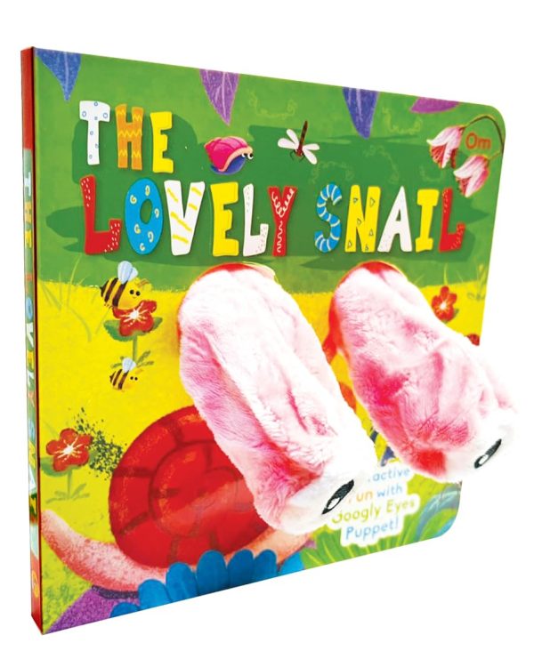 Lovely Snail Googly Eyes Finger Puppet Book for Children