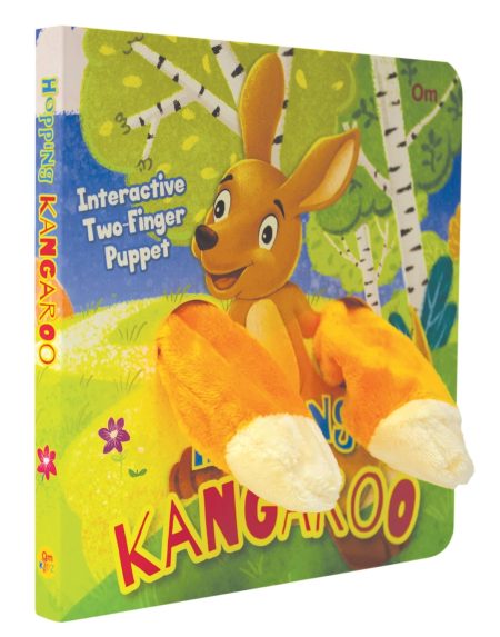 Hopping Kangaroo Finger Puppet Book for Children