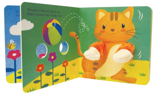 Curious Cat Finger Puppet Book for Children